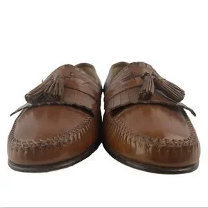 Johnston & Murphy 8.5 W | *Worn 2 Hours* | Breland Kiltie Tassel Loafer NWOT Johnston & Murphy Limited Black Leather kiltie tassel loafer  main image 4